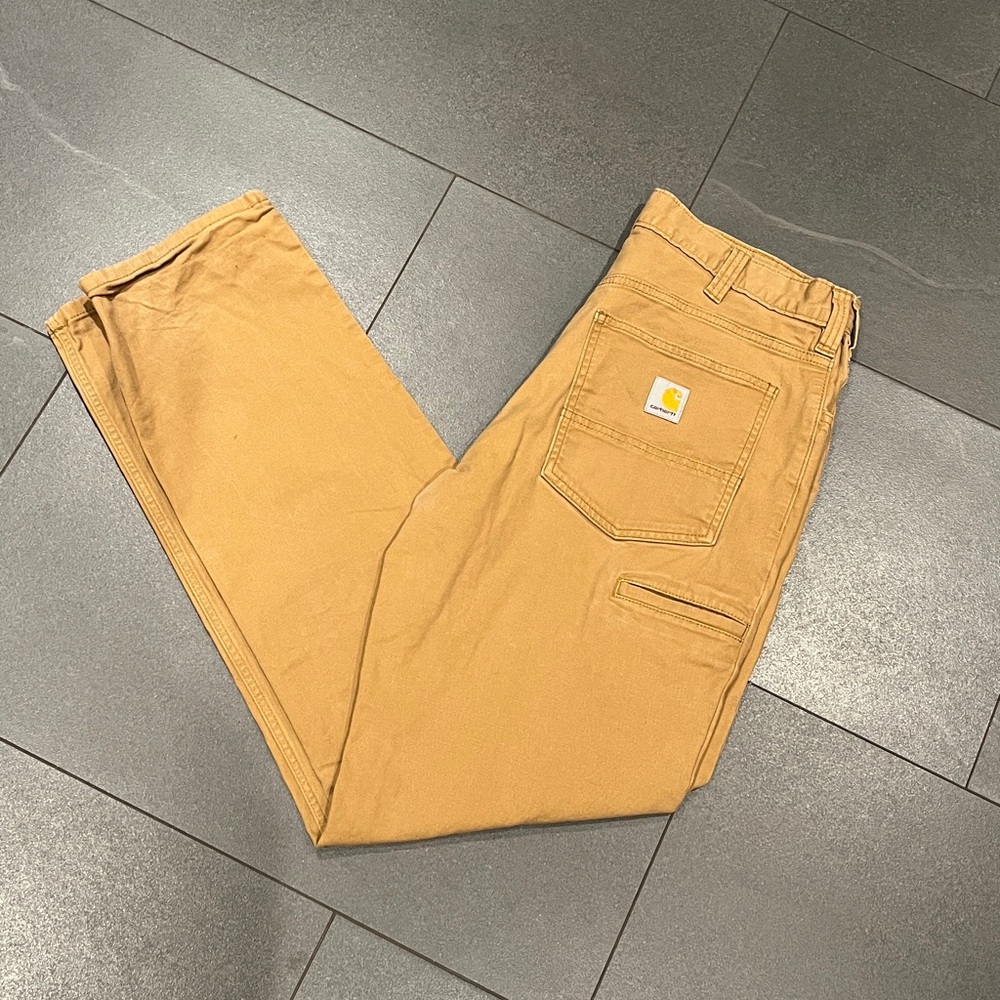 Carhartt relaxed fit beige pants